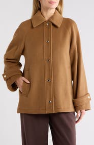 Michael Kors Short Button Front Jacket