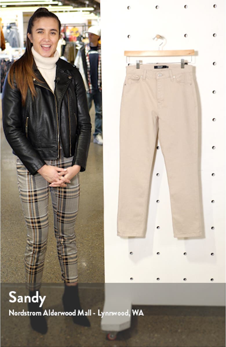 Barbara High Waist Crop Straight Leg Jeans, sales video thumbnail