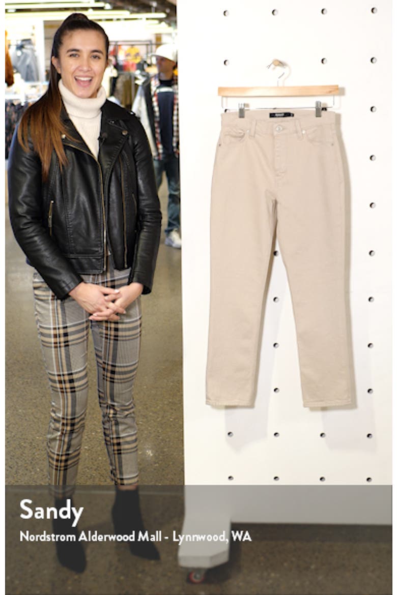 Barbara High Waist Crop Straight Leg Jeans video