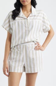 CITY BLUES Relaxed Stripe Shirt