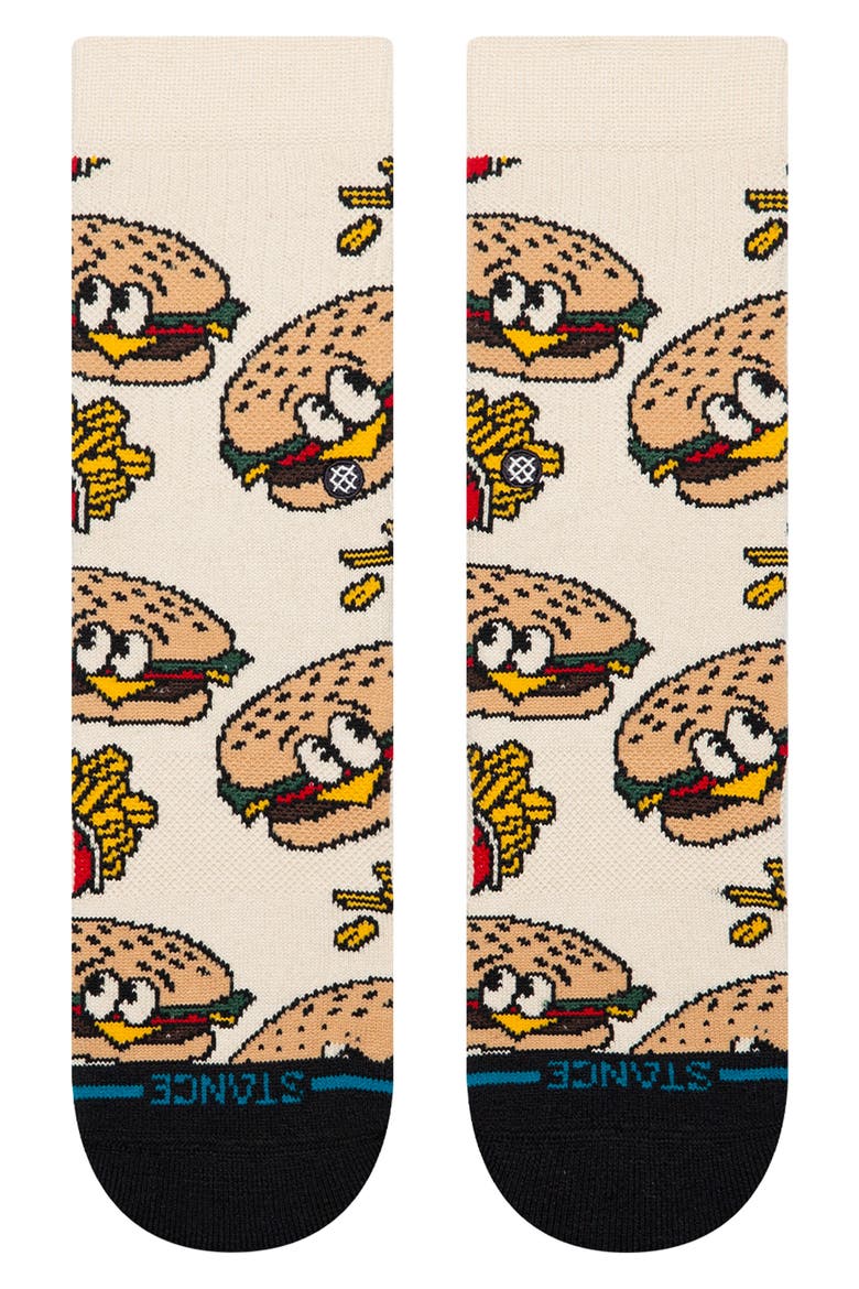 Kids' Combo Meal Quarter Socks, Main, color, TAN