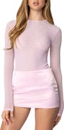 EDIKTED Clio Mesh Bodysuit