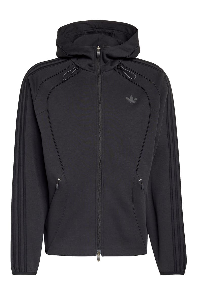 Full Zip Hoodie, Alternate, color, BLACK