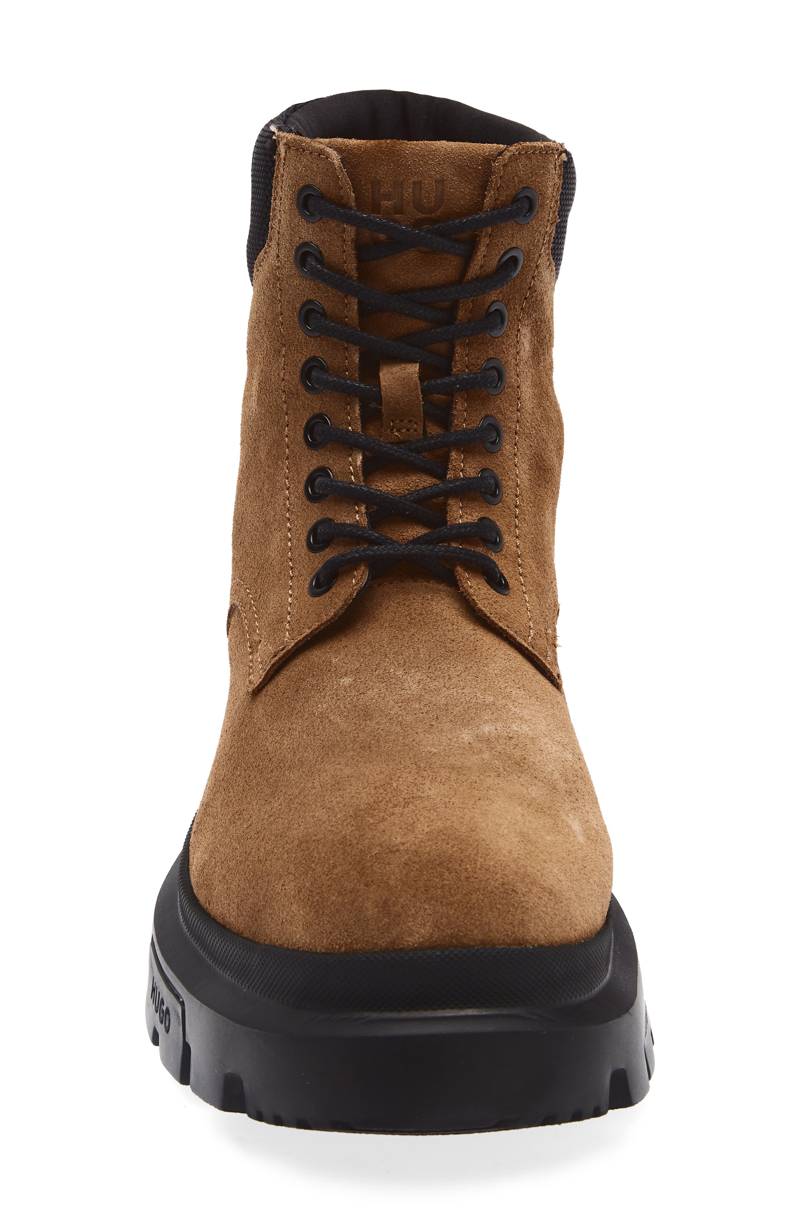 BOSS Fabyan Lug Sole Boot, Alternate, color, Rust/Copper