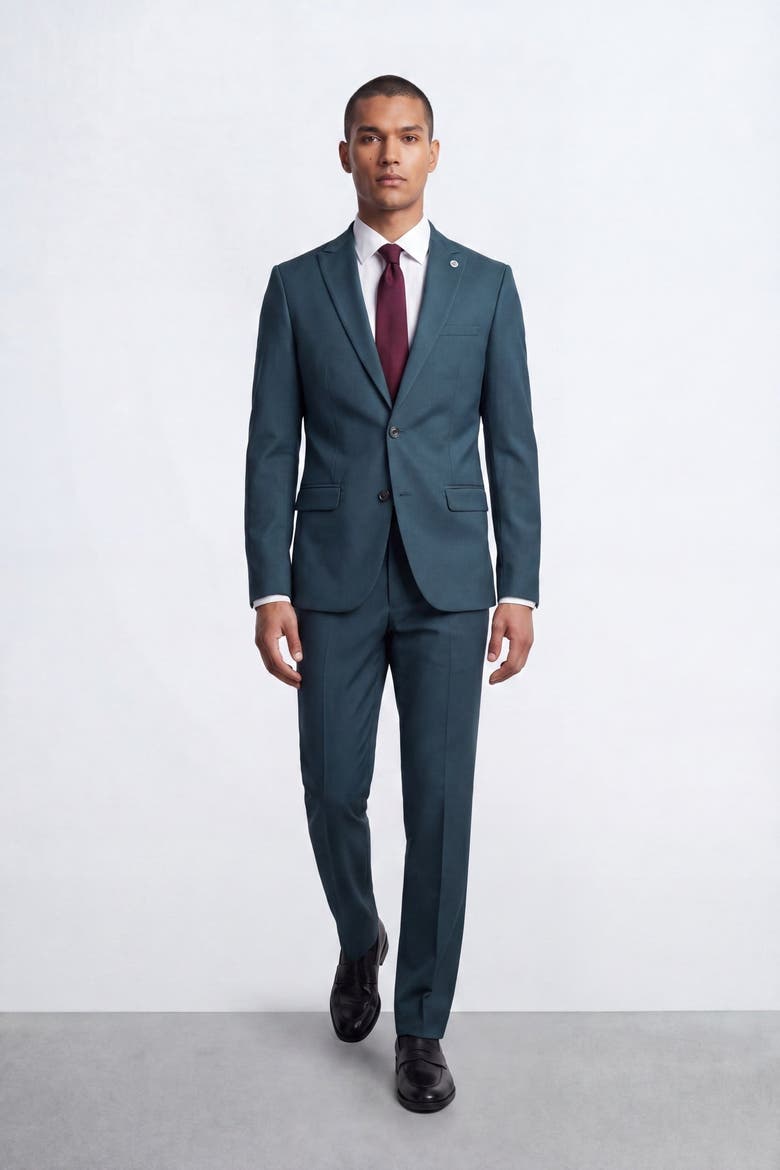 Winslow Slim Fit Suit Trousers, Alternate, color, Green