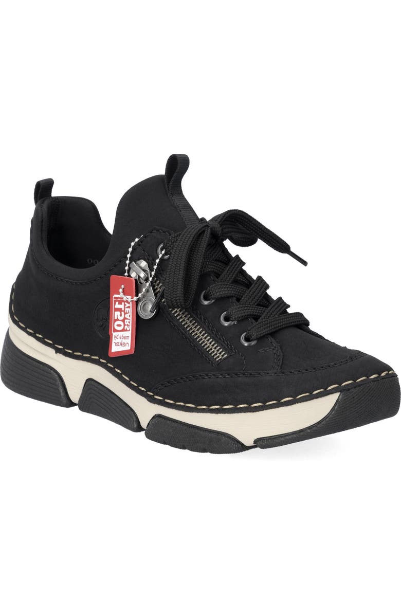 Rieker Angela Sneaker, Main, color, Black/ Black