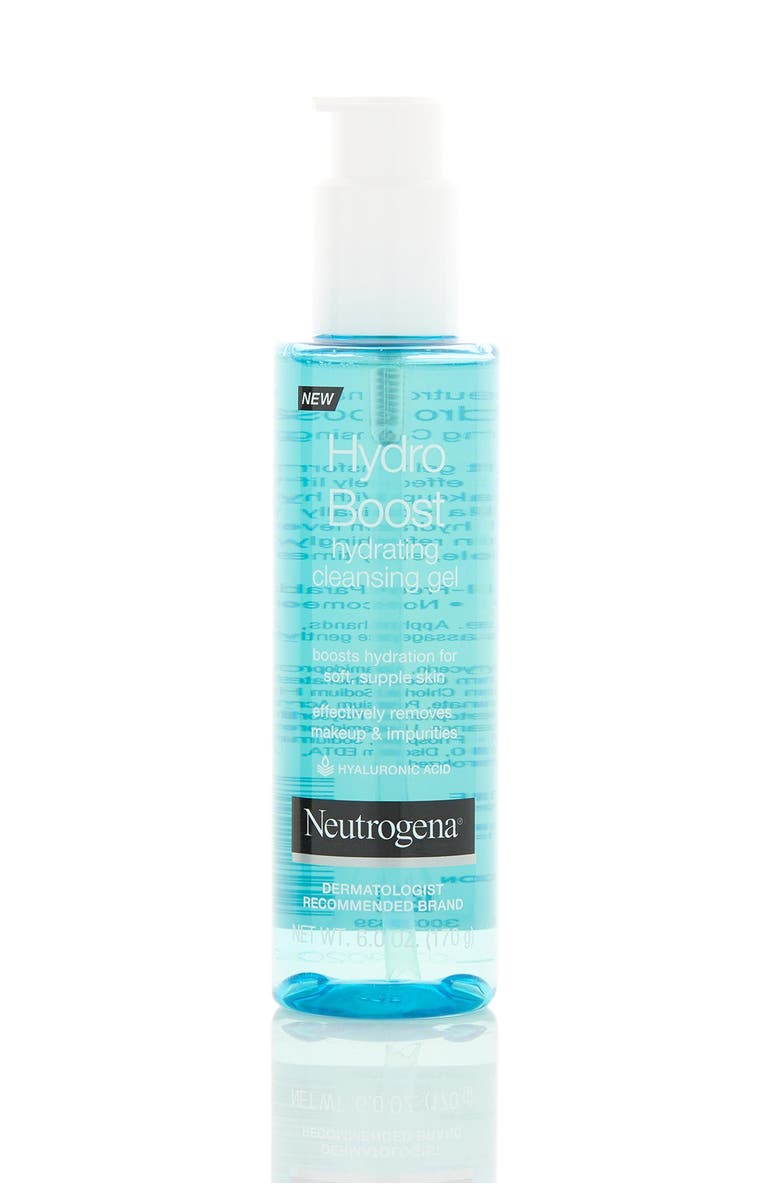 NEUTROGENA Hydro Boost Hydrating Hyaluronic Acid Cleansing Gel - 6 oz., Main, color,