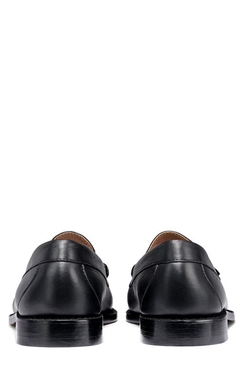 G.h.bass Larson Woven Weejun Penny Loafer In Black