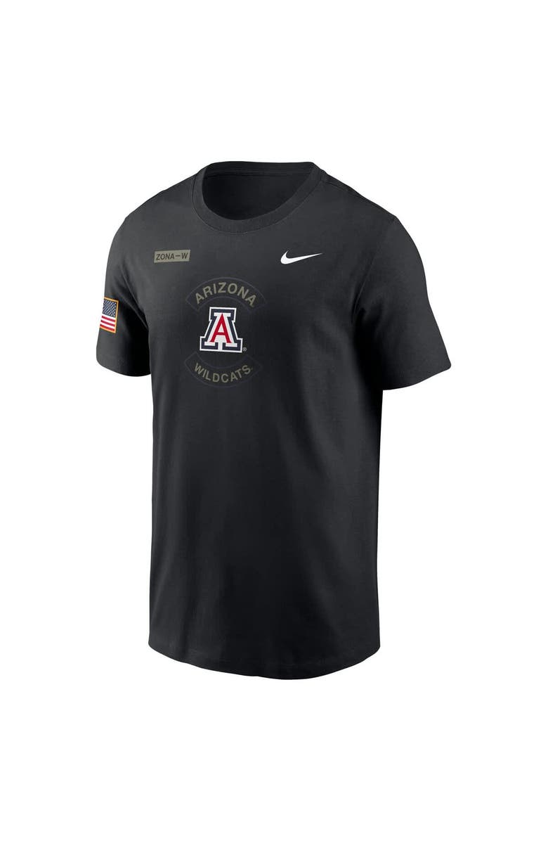 Nike Men's Nike Black Arizona Wildcats 2025 Military Appreciation Performance T-Shirt, Alternate, color, Black