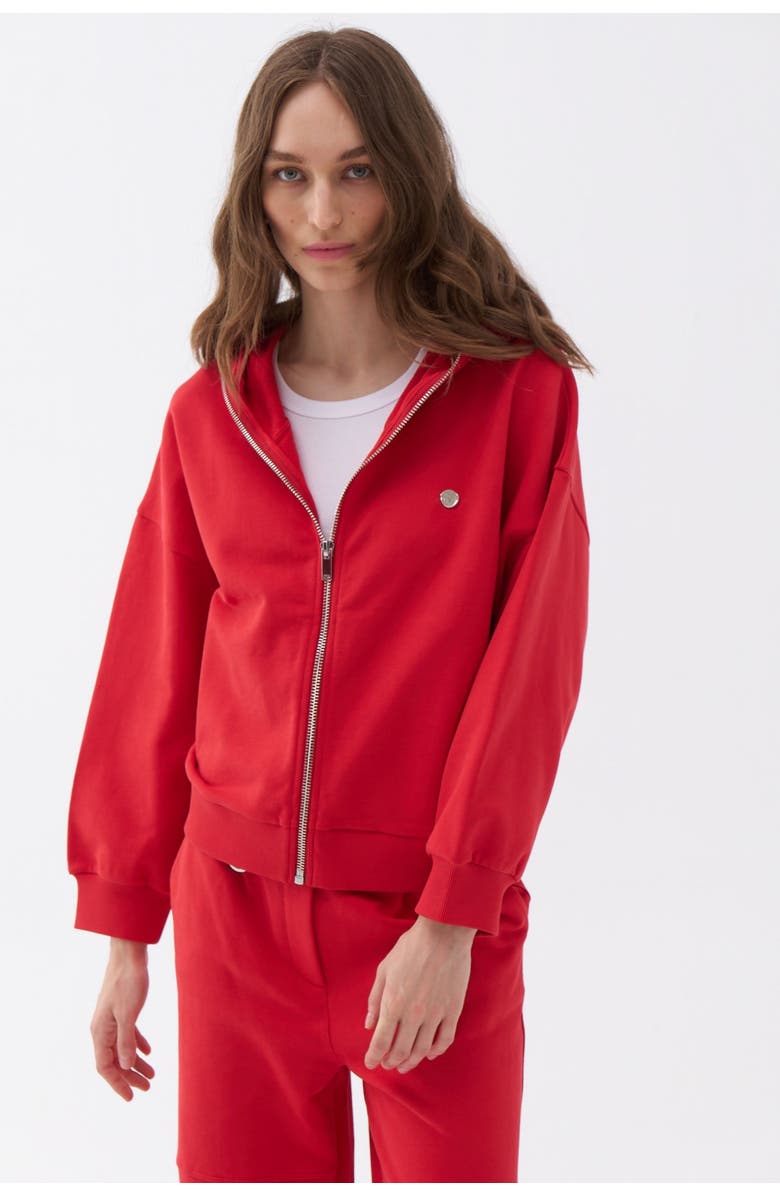 Nocturne Hooded Oversize Sweatshirt, Alternate, color, 