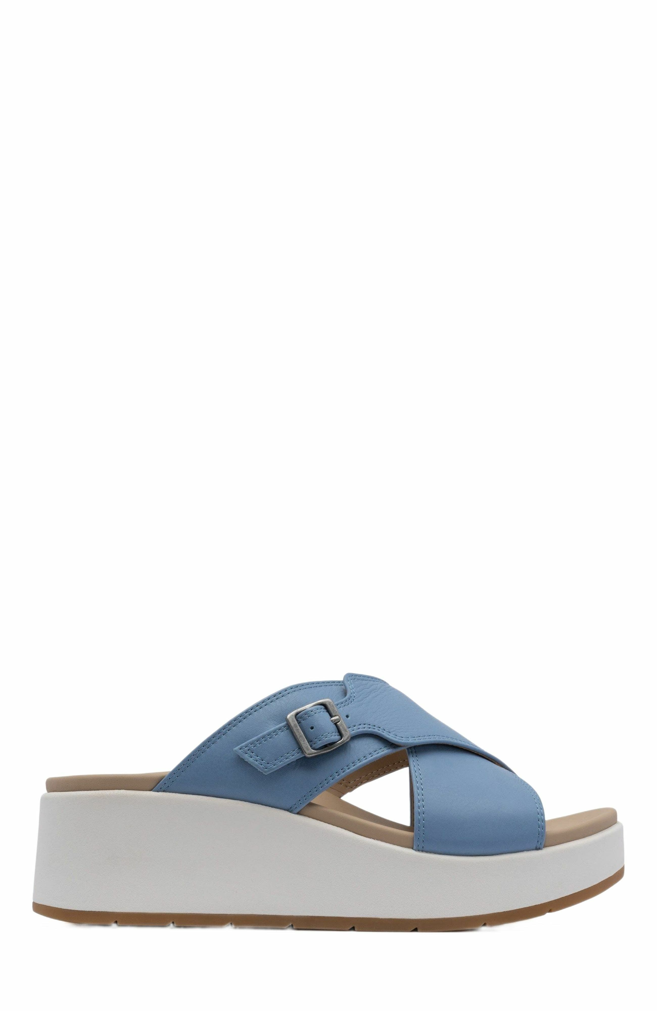 Solstice Cross Slide, Alternate, color, Denim - Regular