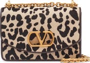 Valentino Garavani Small DeVain Genuine Calf Hair Shoulder Bag