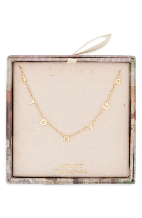 'Giddyup' Chain Necklace