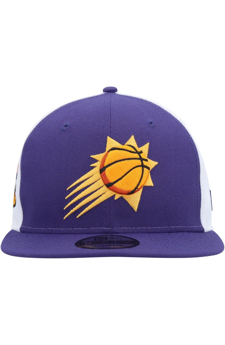 New Era Men's New Era Purple Phoenix Suns Pop Panels 9FIFTY Snapback Hat, Alternate, color,