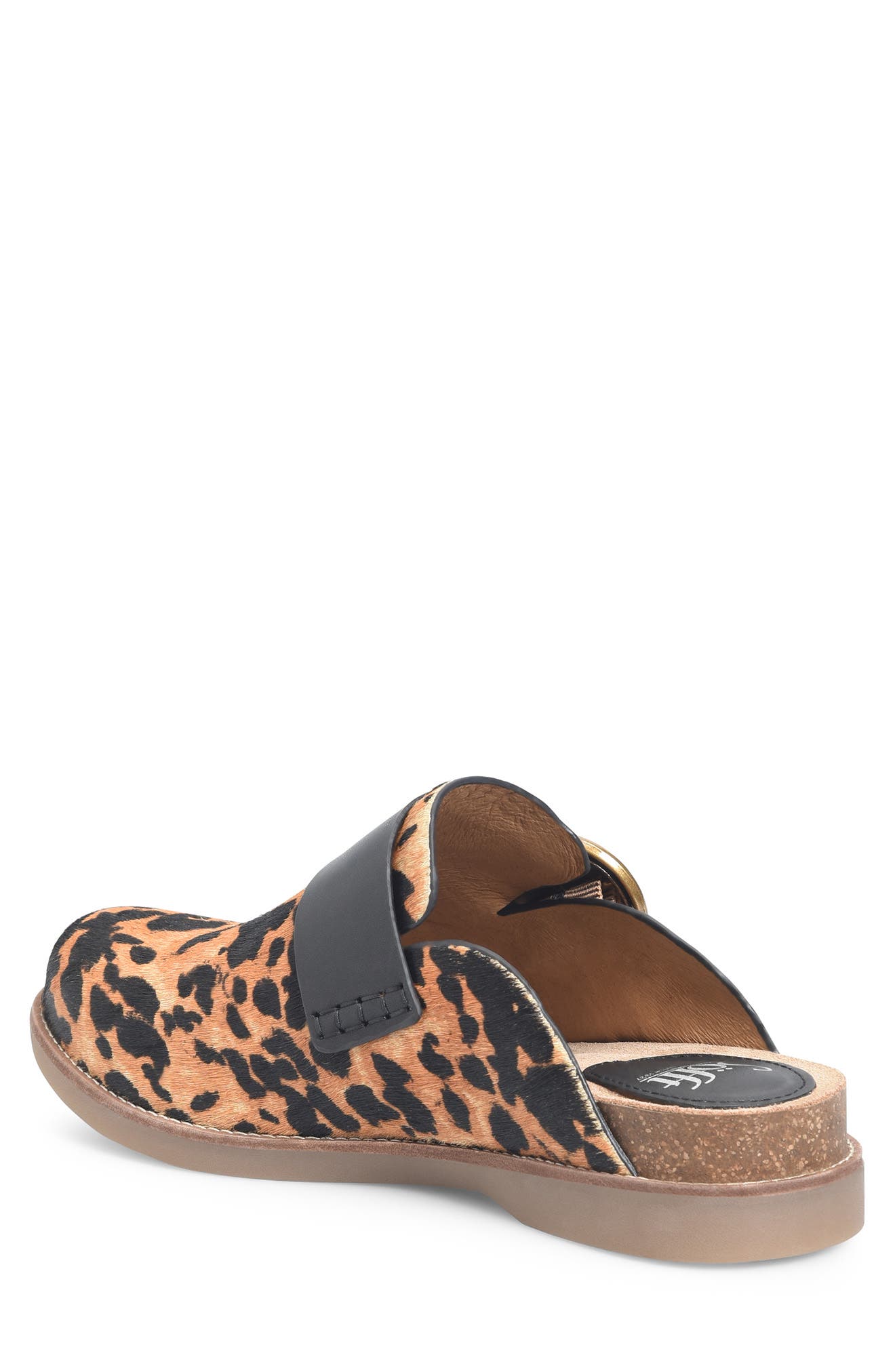 Billie Genuine Calf Hair Clog, Alternate, color, COFFEE-CALF HAIR