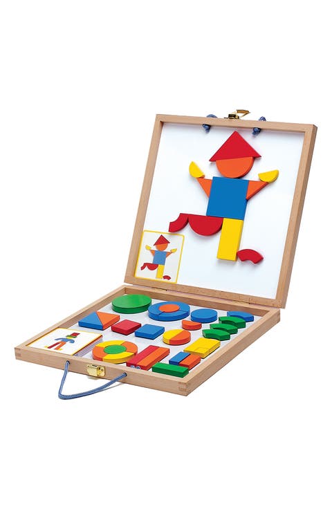 Wooden Magnetics Geoform Playset