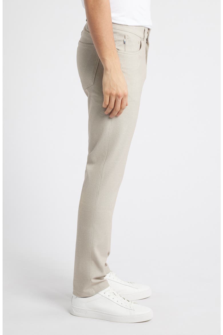 Chuck Hi-Flex Modern Fit Houndstooth Five-Pocket Pants, Alternate, color, BEACH
