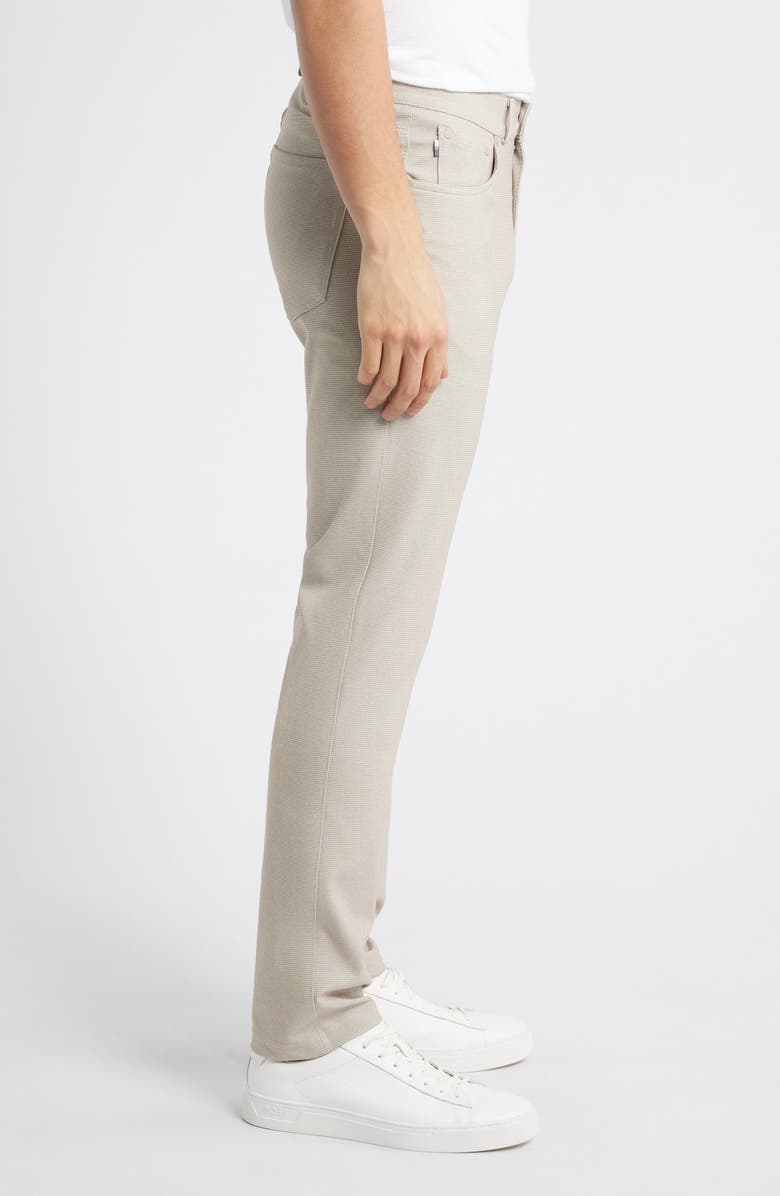 Brax Chuck Hi-Flex Modern Fit Houndstooth Five-Pocket Pants, Alternate, color, Beach