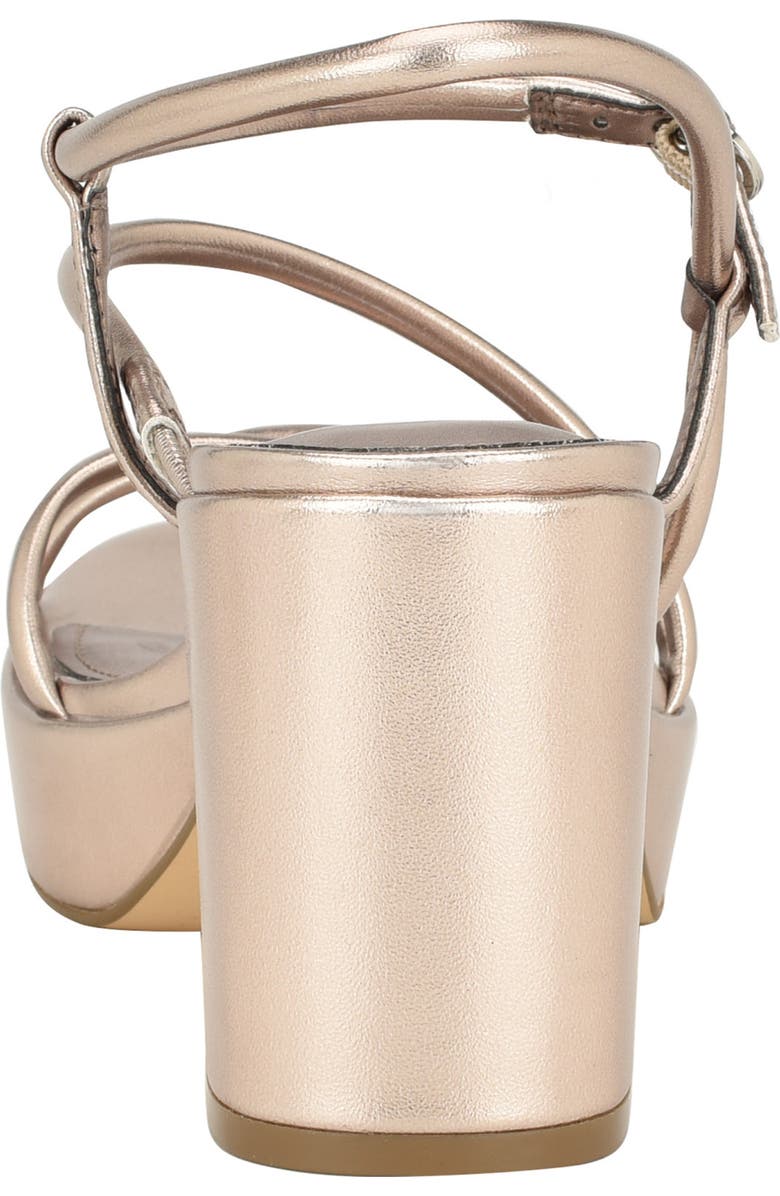 Calvin Klein Lilian Metallic Platform Sandal, Alternate, color,