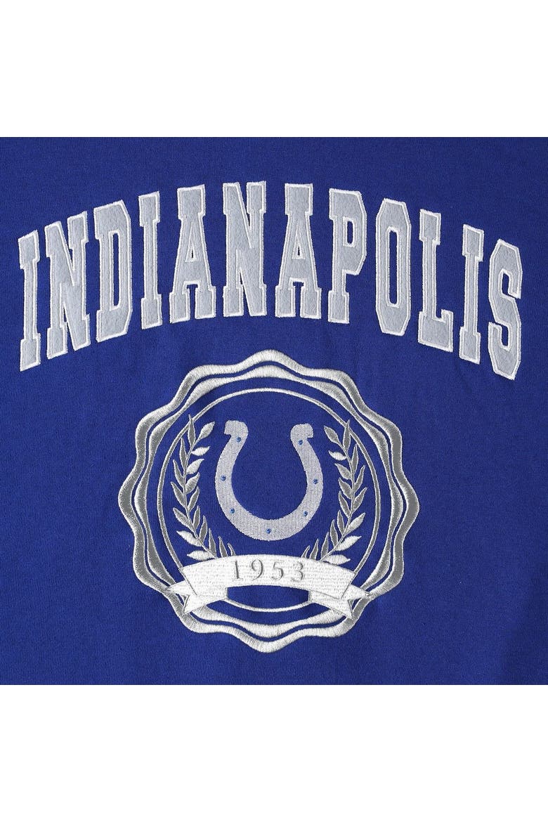 Women's Tommy Hilfiger Royal Indianapolis Colts Becca Drop Shoulder Pullover Hoodie, Alternate, color, Royal