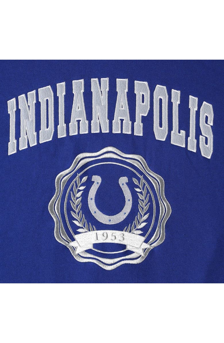 Tommy Hilfiger Women's Tommy Hilfiger Royal Indianapolis Colts Becca Drop Shoulder Pullover Hoodie, Alternate, color, Royal