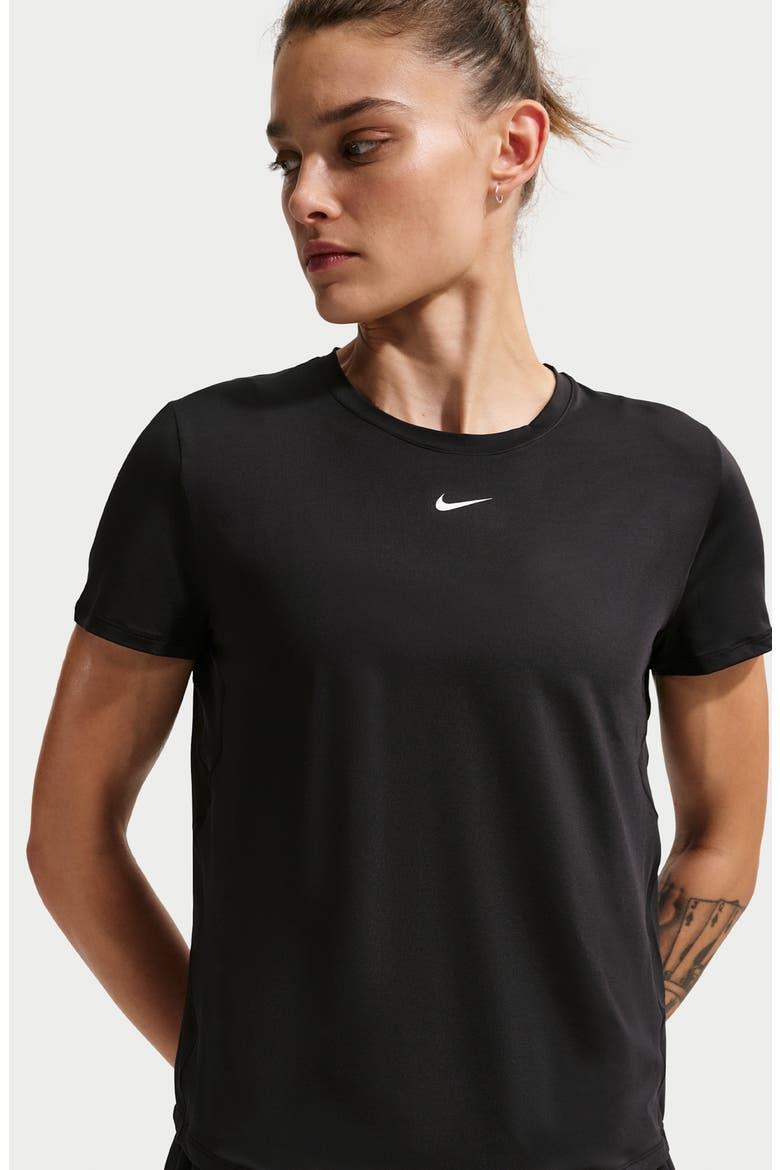 One Classic Dri-FIT Training Top, Alternate, color, 013 BLACK/WHITE