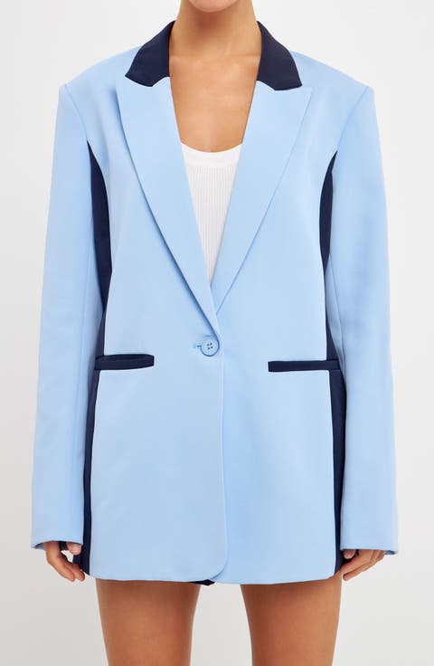 Oversize Colorblock Blazer