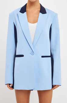 Endless Rose Oversize Colorblock Blazer