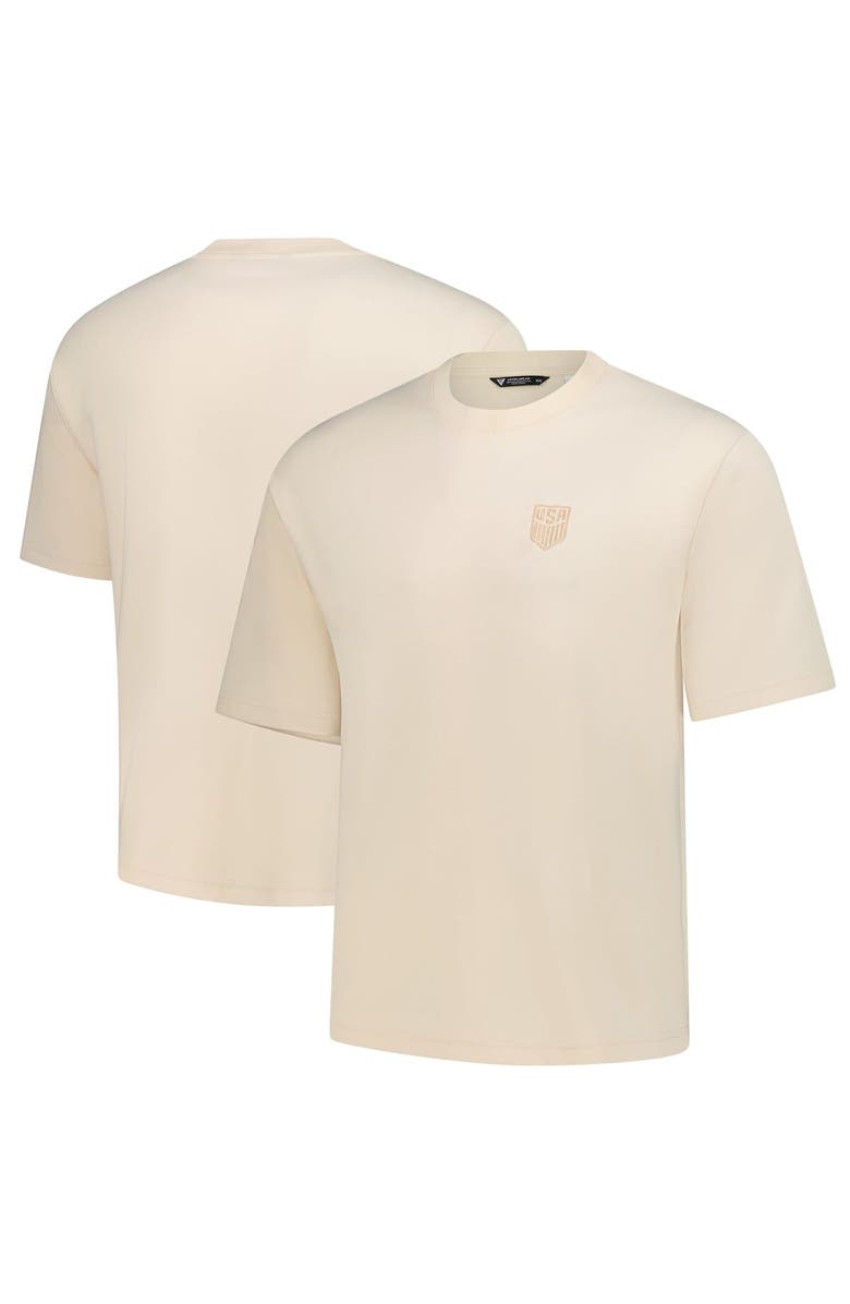 LEVELWEAR Unisex Levelwear  Khaki USMNT Luxe Signature Knit T-Shirt, Alternate, color, Khaki