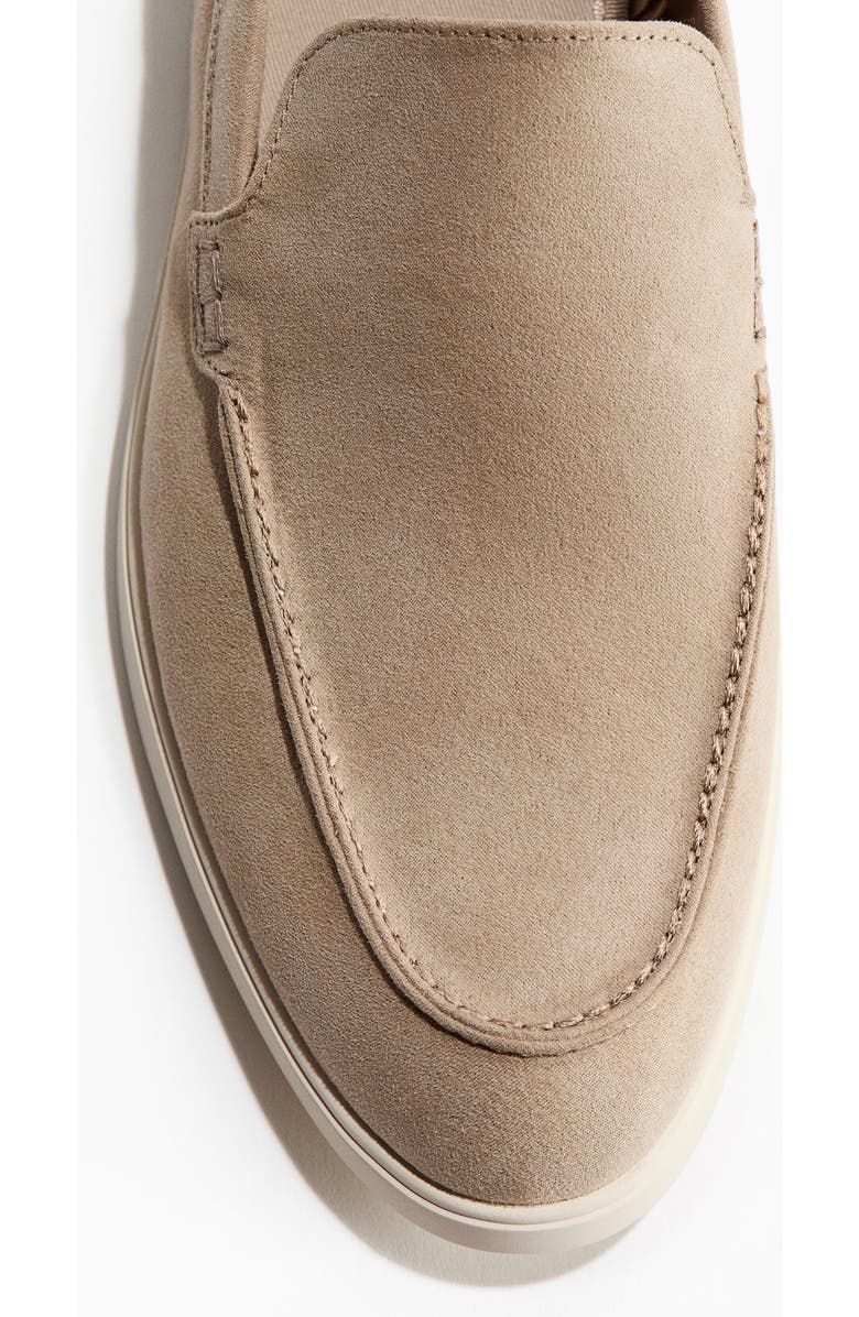 H&M Moccasin-seam Loafers, Alternate, color, Beige