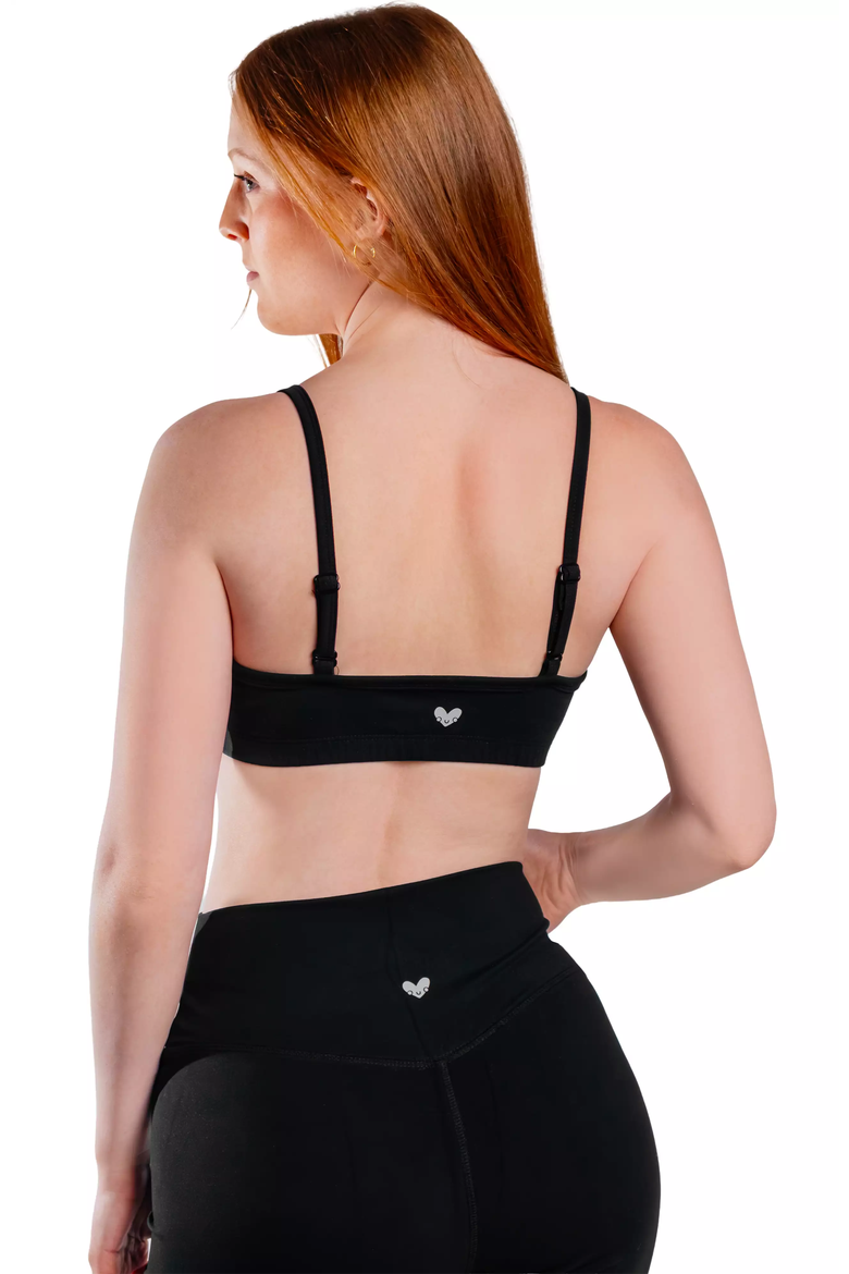Leakproof Scoop Bralette, Alternate, color, Onyx