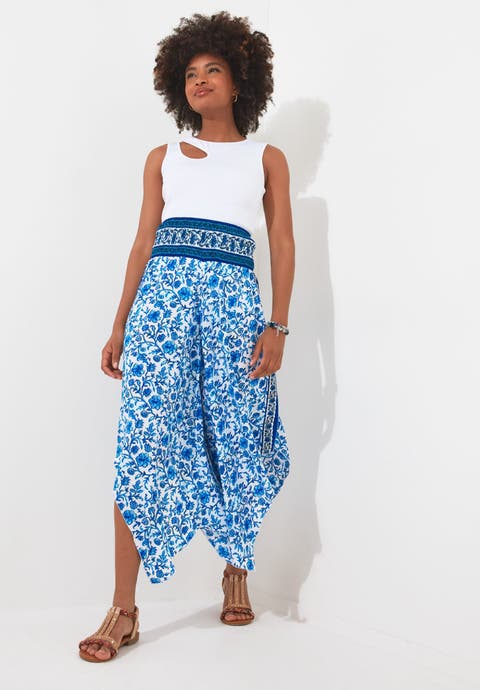 Flowy Crop Beach Pant (Plus)