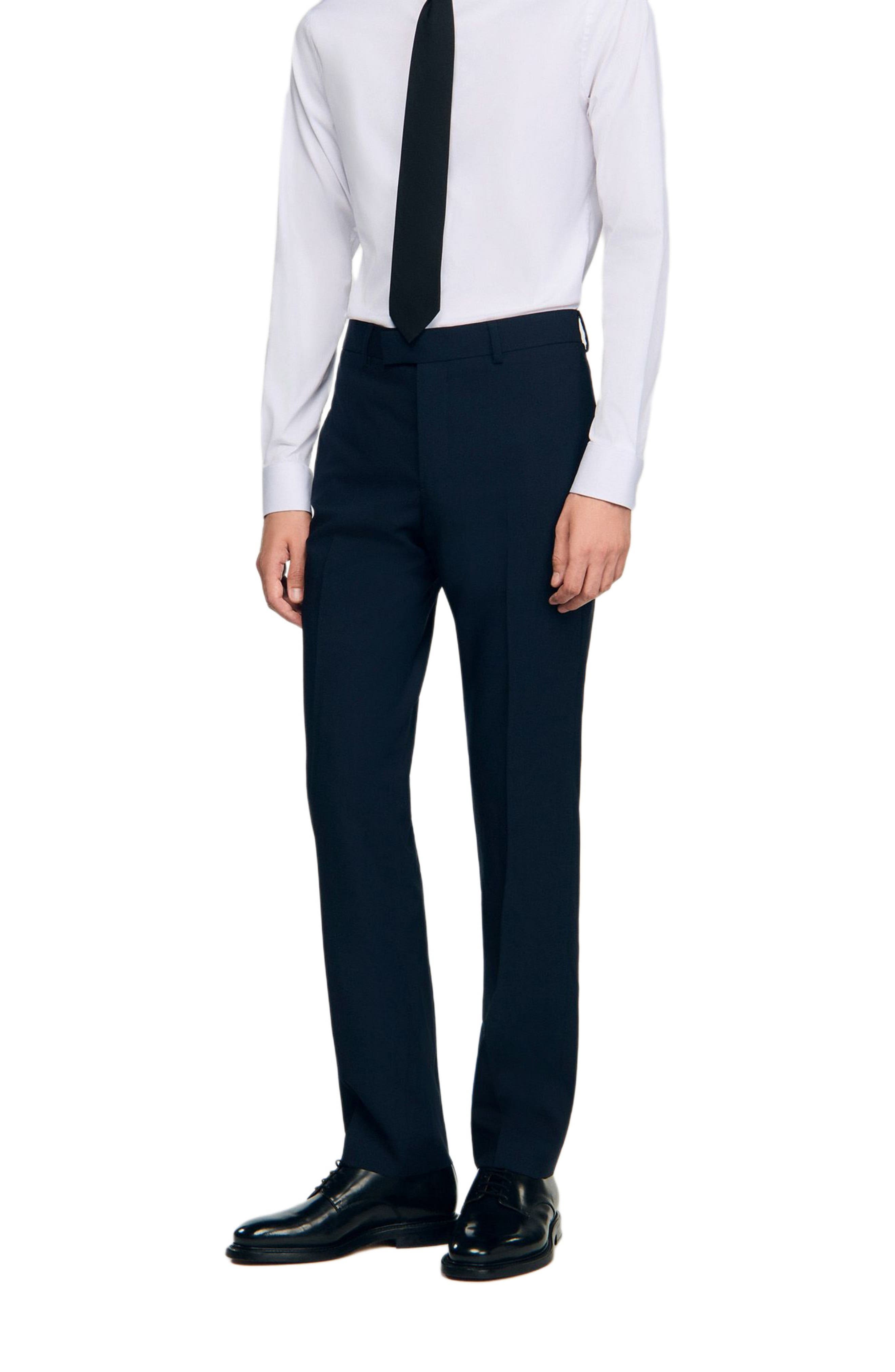 Wool suit trousers - image 5