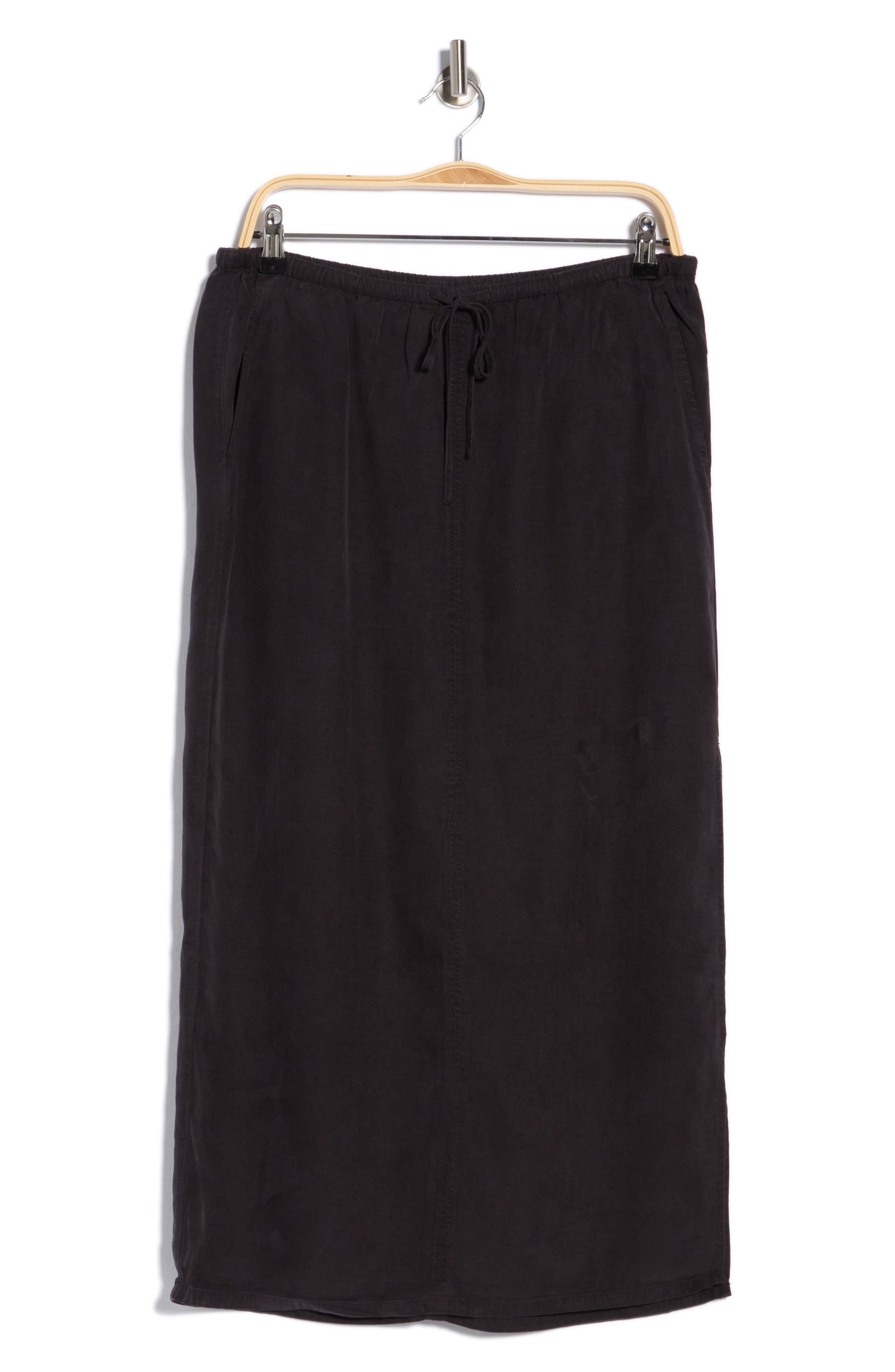 Ana Side Slit Midi Skirt