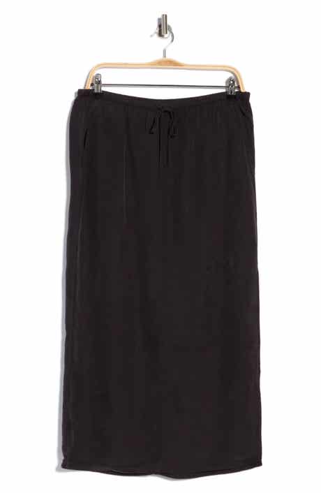 Ana Side Slit Midi Skirt