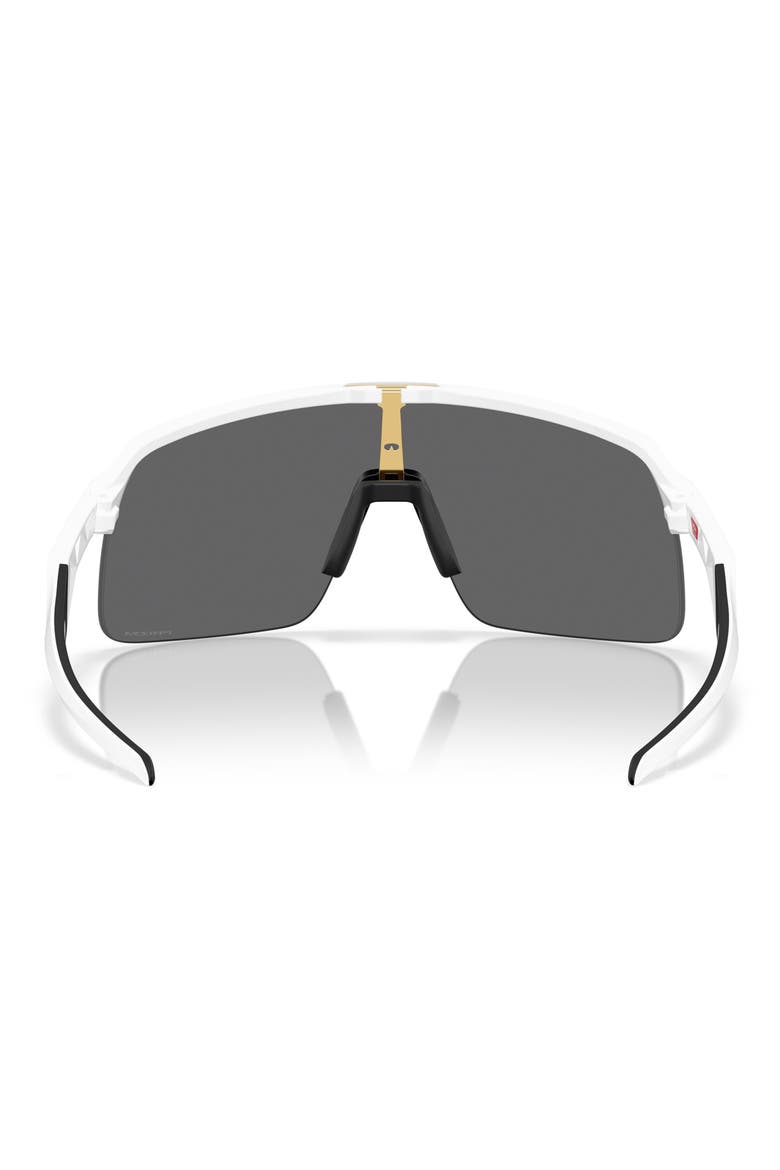 Sutro Lite Players Collection 39mm Prizm™ Polarized Wrap Shield Sunglasses, Alternate, color, BLACK WHITE