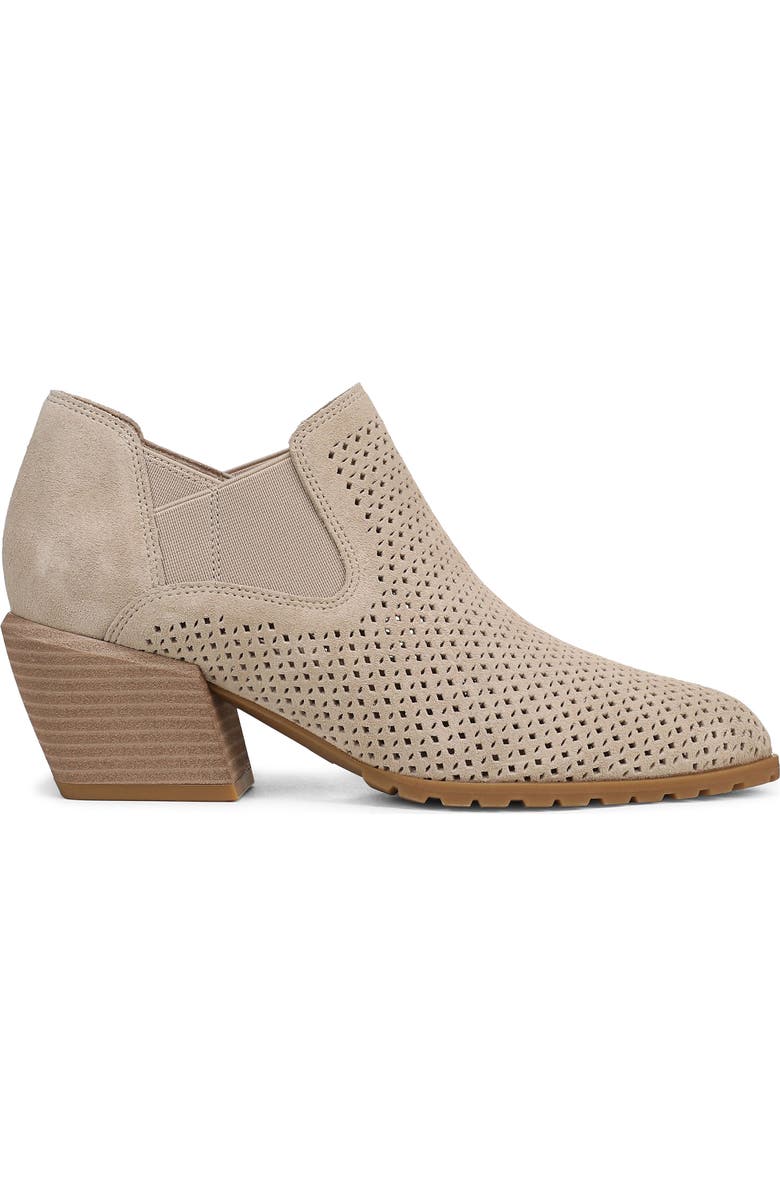 Vionic Bethany Perforated Bootie, Alternate, color, Lucid Beige Suede