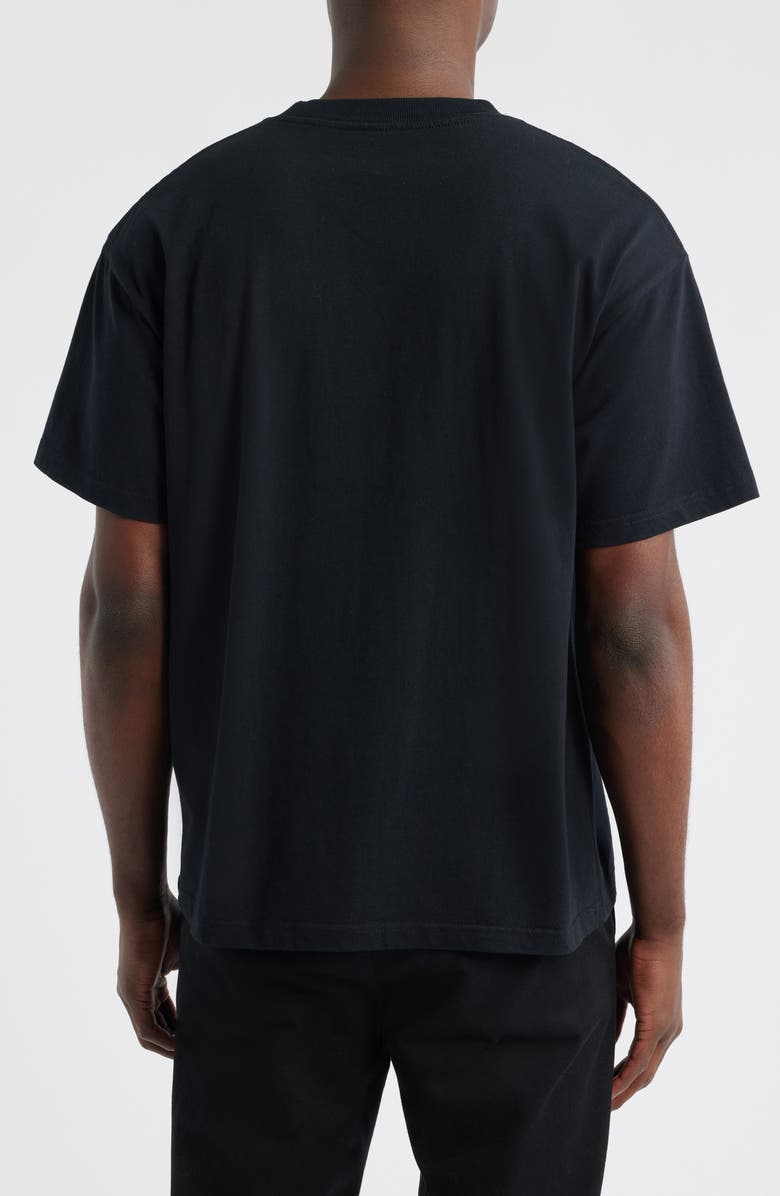 SANTO STUDIO Positivity Cotton Graphic T-Shirt, Alternate, color, Black