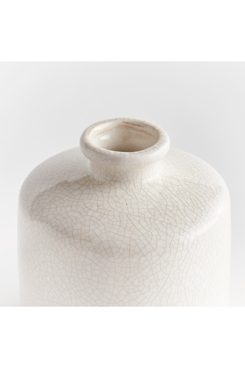 Leona Bottle Vase, Alternate, color, White