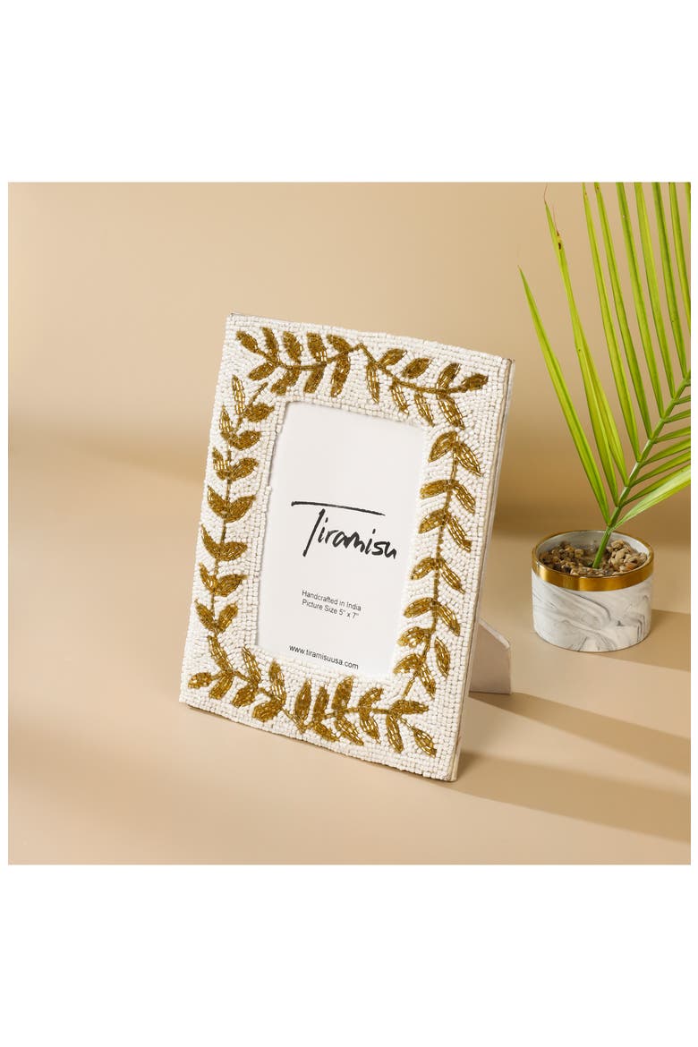 Glimmering Foliage Picture Frame, Alternate, color, MULTI