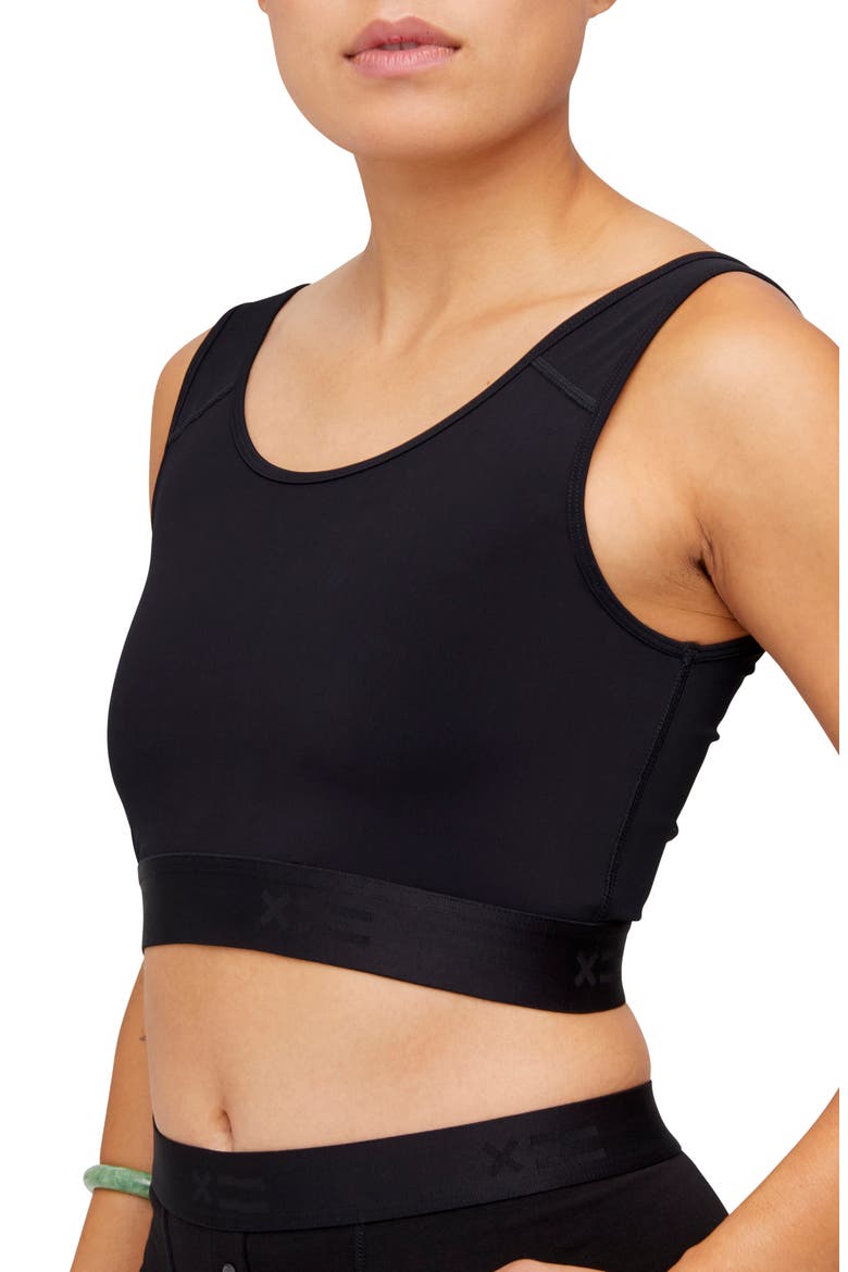 Compression Top, Alternate, color, BLACK