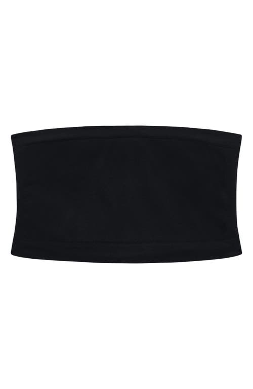 Thirdlove Seamless Cloud Cotton Wireless Bandeau Bra In Black