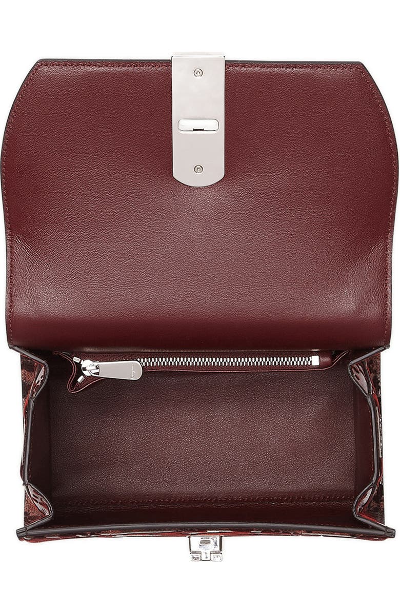 FERRAGAMO Salvatore Ferragamo Boxyz Genuine Snakeskin Satchel, Alternate, color,