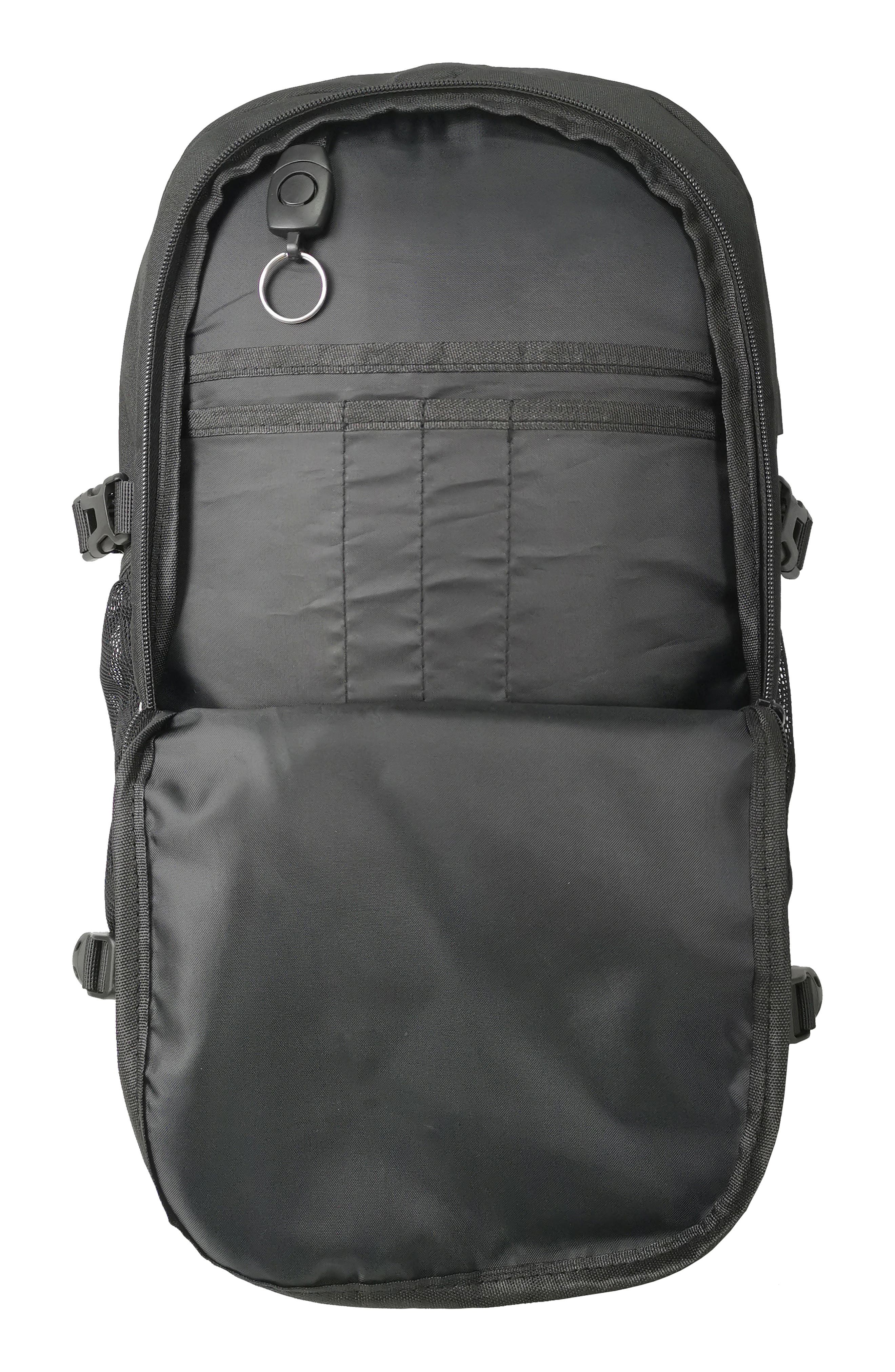 USB Anti Theft Backpack, Alternate, color, BLACK