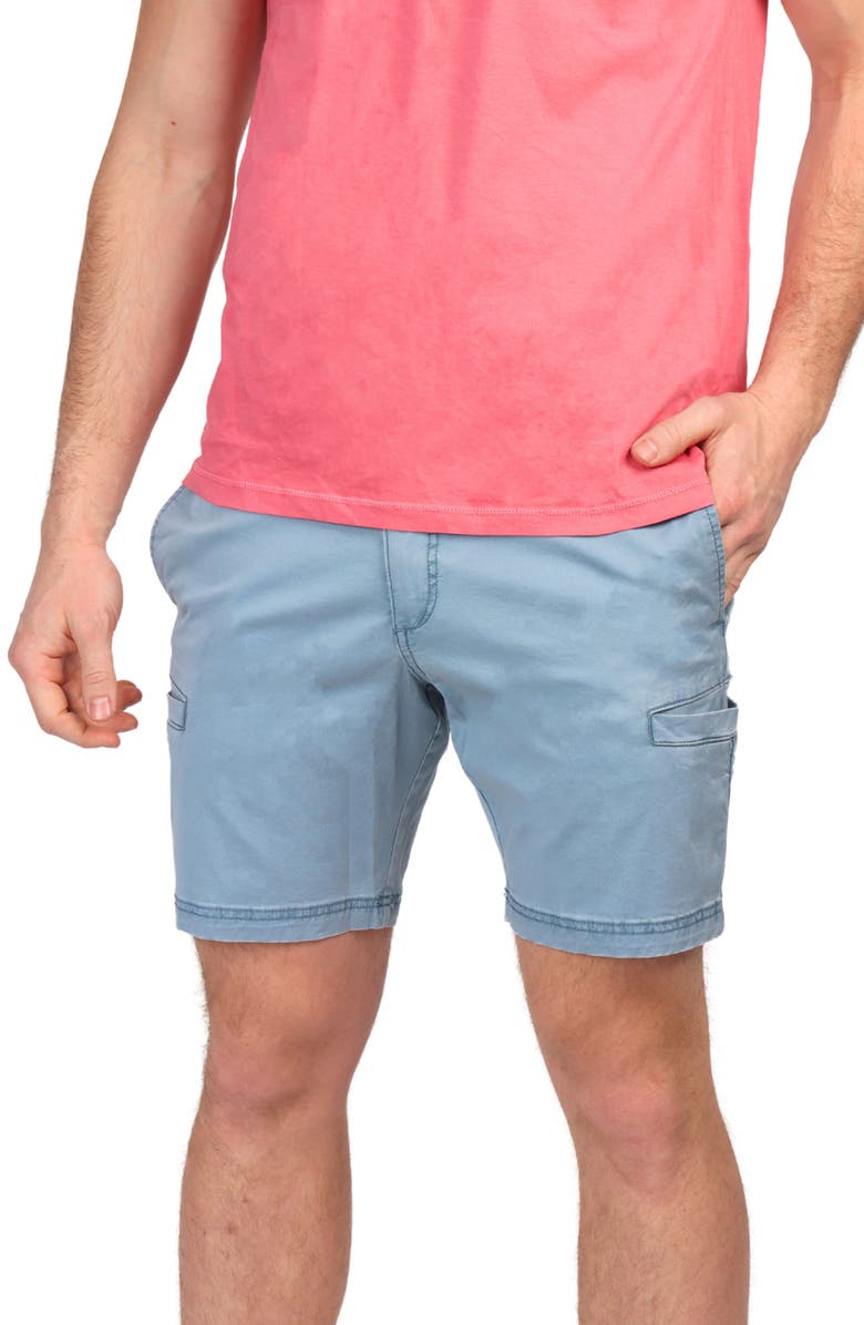 TailorByrd Welt Cargo Pocket Shorts, Alternate, color, Light Blue