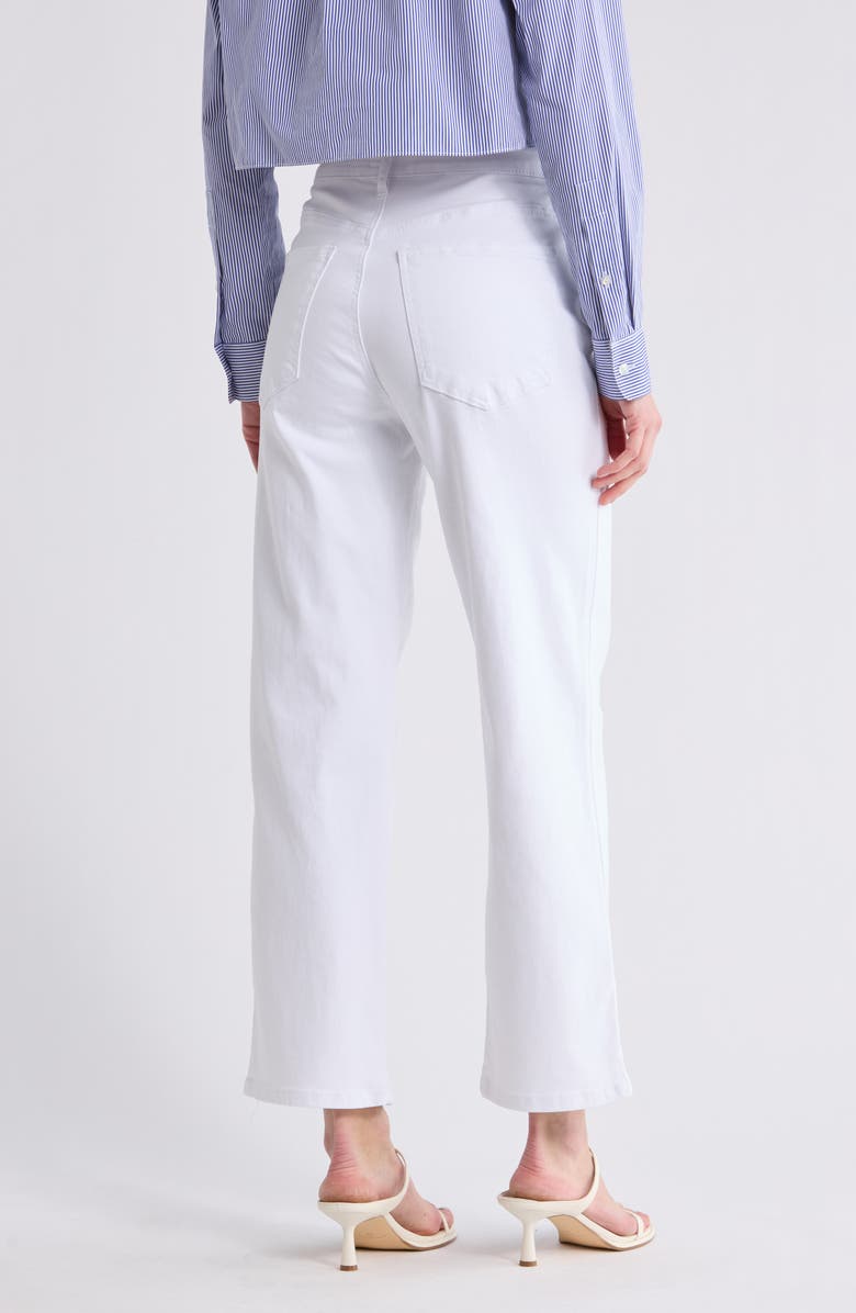 KUT from the Kloth Melissa High Waist Straight Leg Jeans, Alternate, color, Optic White