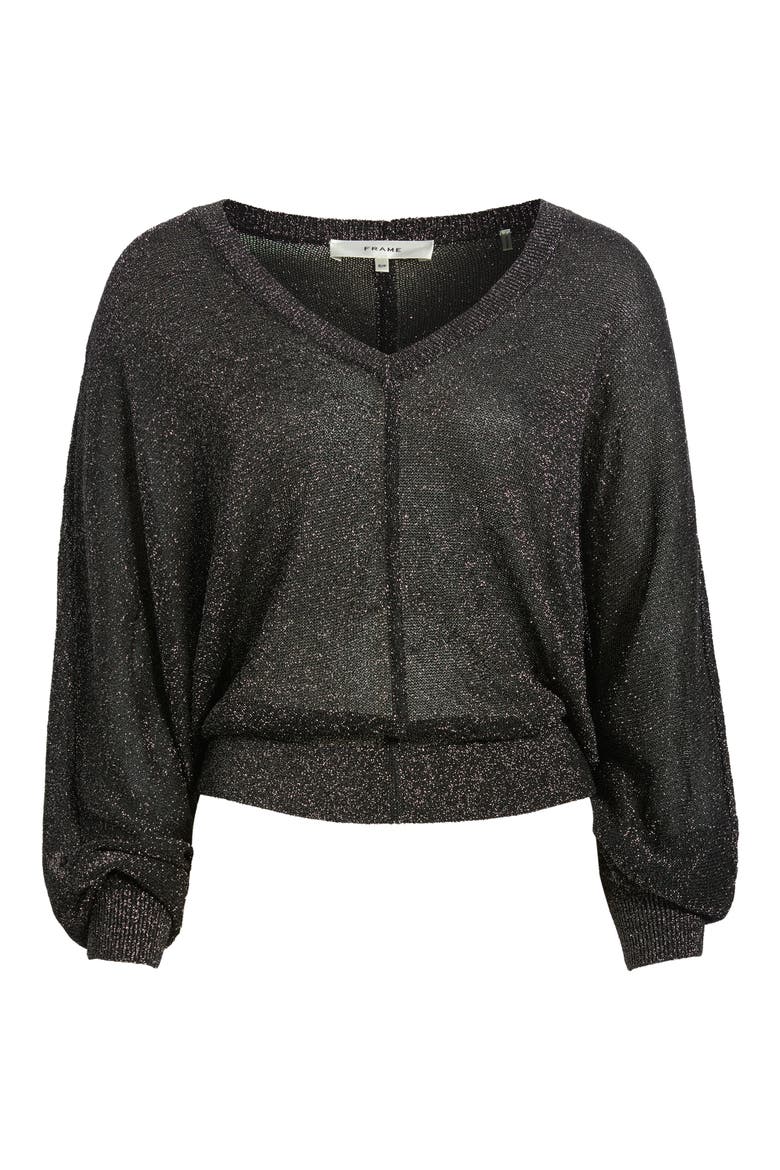 The Lurex Dolman Top, Alternate, color, GUNMETAL