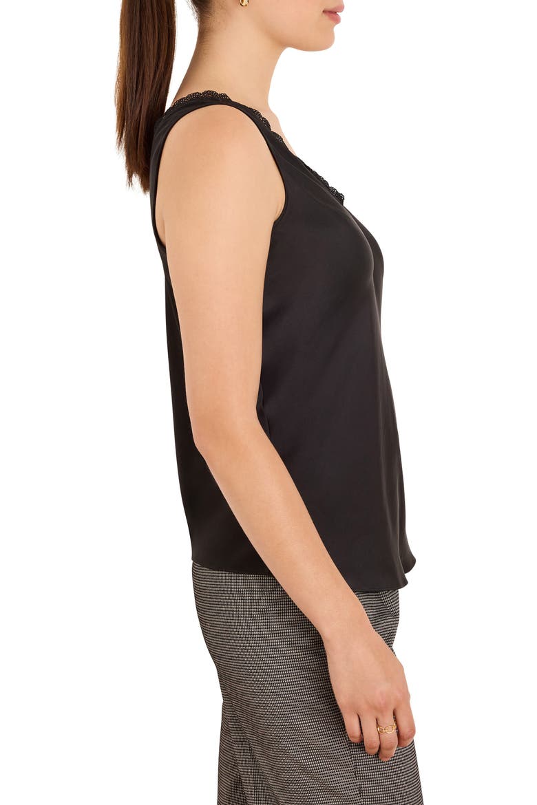Day Gloss Lace Trim Tank, Alternate, color, BLACK ONYX