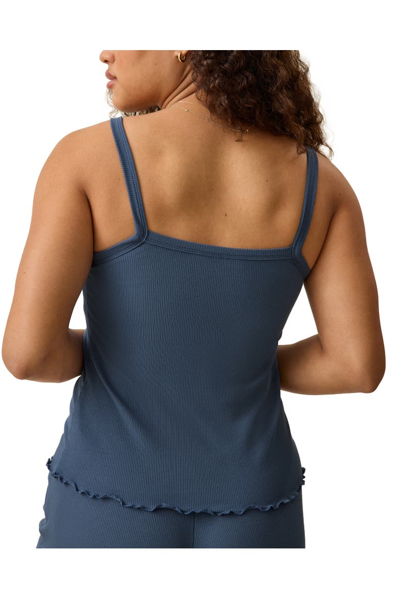 Ribbed Modal Nursing Cami, Alternate, color, Light Navy
