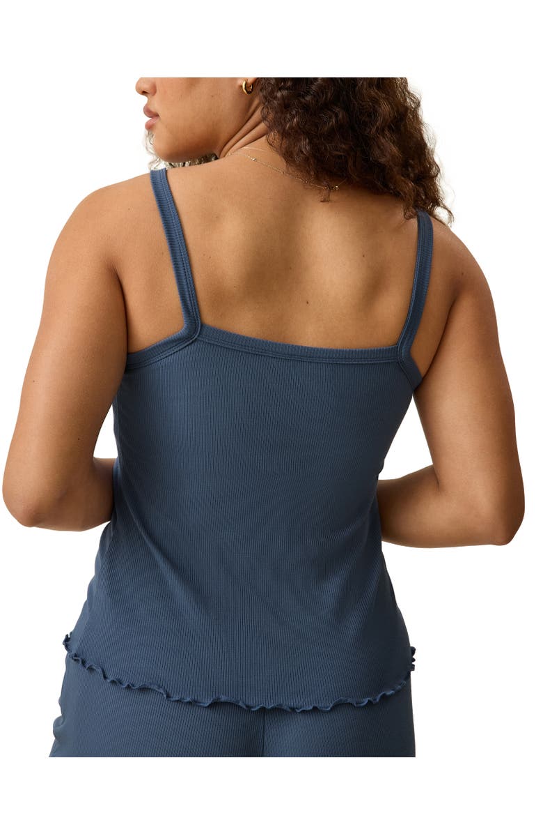 Kindred Bravely Ribbed Modal Nursing Cami, Alternate, color, Light Navy